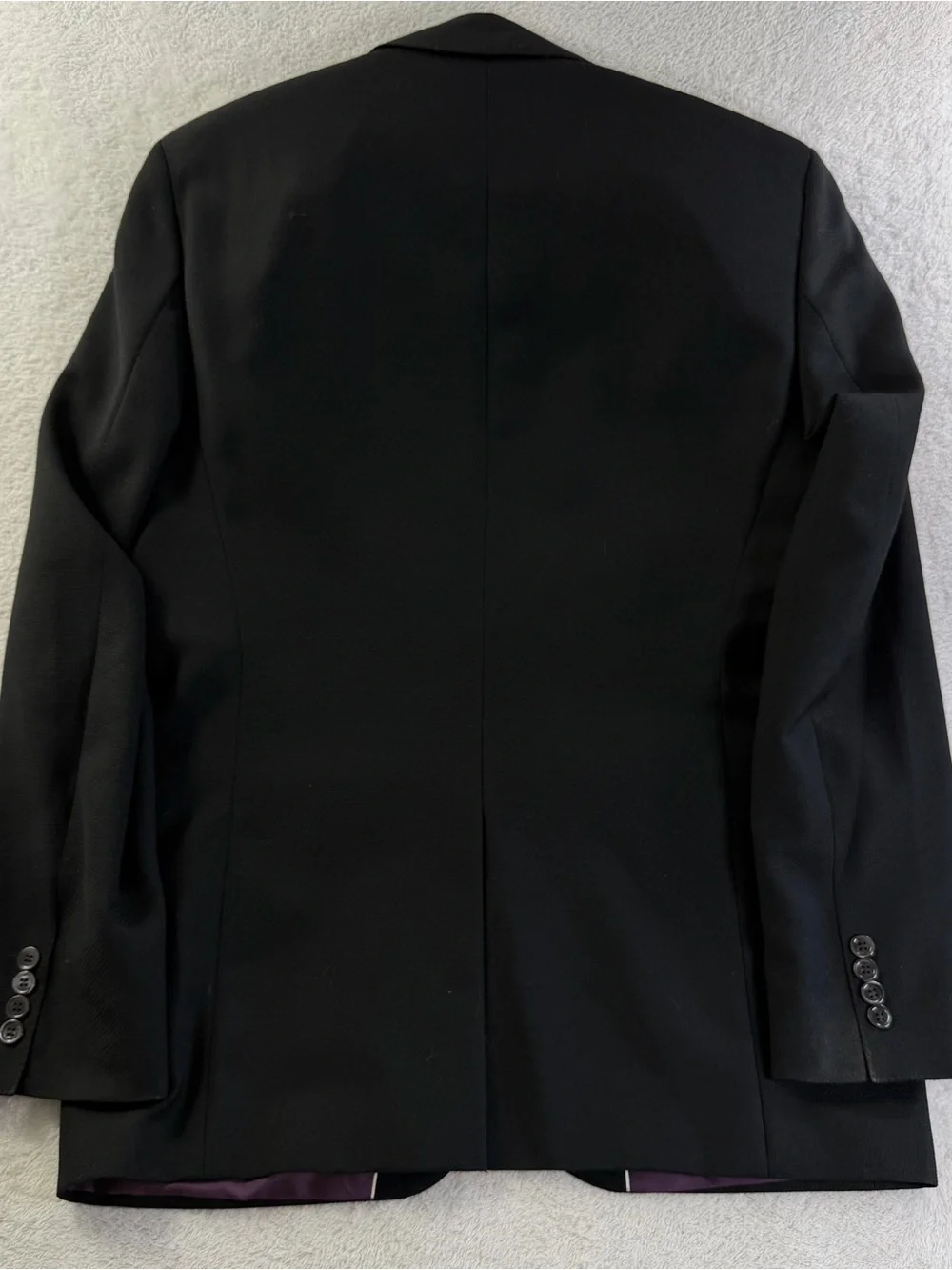 BOSS Hugo Boss The Clash Black Virgin Wool Blazer 42R